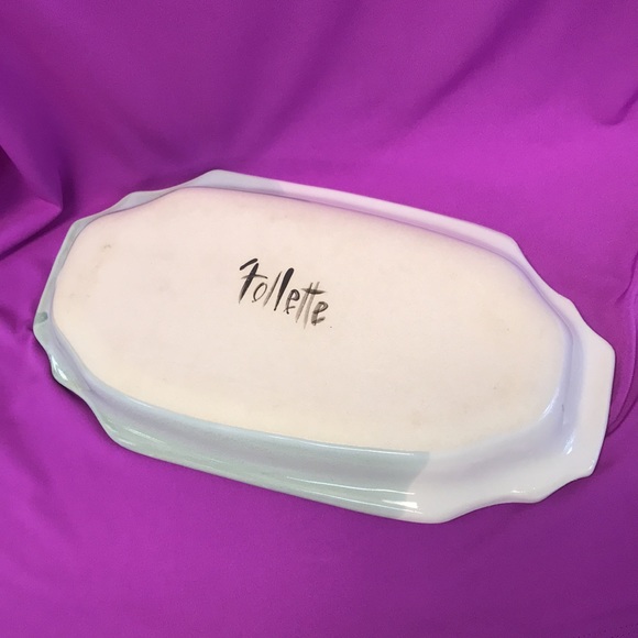 Kent Follette Signed Pottery Dish - Picture 2 of 8